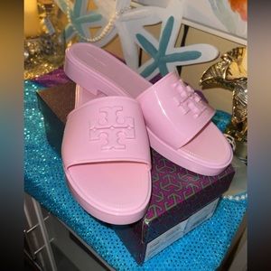 Tory Burch Eleanor Jelly Slide🌸🩷